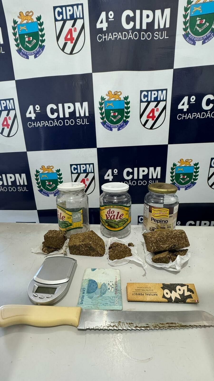 Imagem de compartilhamento para o artigo Homem com mandado de prisão é preso com maconha dentro de casa em Chapadão do Sul da MS Todo dia